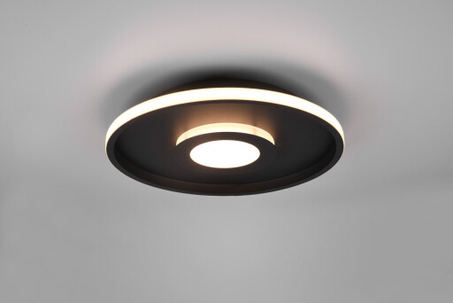 Plafoniera Ascari, TRIO, 40x6.8 cm, 35W, 1x SMD, metal, negru mat