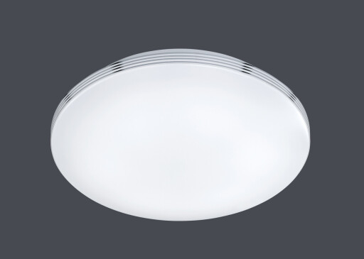 Plafoniera Apart, TRIO, 35x10 cm, 18W, 1x SMD, metal, argintiu/alb