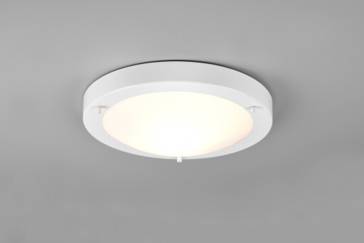 Plafoniera Condus, TRIO, 31.5x8 cm, 60W, 1x E27, metal, alb