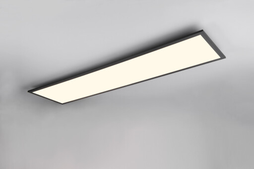 Plafoniera Beta, RL, 119.5x29.5x5.5 cm, 31W, 1x SMD, metal, negru mat/alb