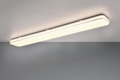 Plafoniera Blanca, RL, 120x17x6 cm, 46W, 1x SMD, plastic, alb/galben