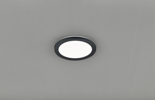 Plafoniera Camillus, RL, 26x3 cm, 13W, 1x SMD, plastic, negru mat