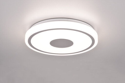 Plafoniera Bunda, RL, 33x5 cm, 16W, 1x SMD, plastic, argintiu