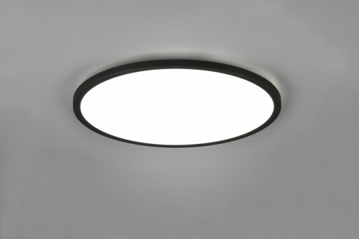 Plafoniera Aureo, RL, 40x2.5 cm, 30W, 1x SMD, plastic, negru mat