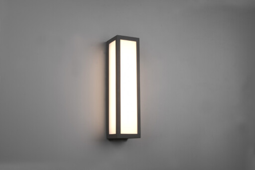 Aplica de perete pentru exterior Fuerte, TRIO, 9x36 cm, 10.5W, 1x SMD, aluminiu, antracit