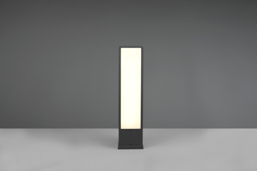 Lampadar de exterior Fuerte, TRIO, 15x15x60 cm, 15W, 1x SMD, aluminiu, antracit