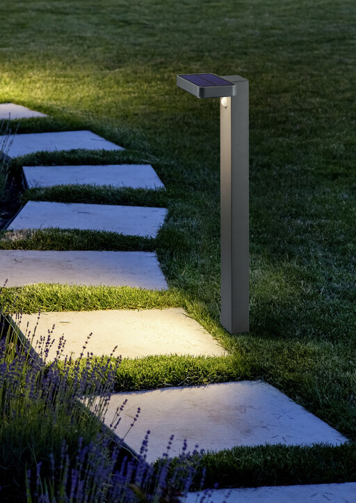 Lampadar de exterior Esquel, RL, 18x14x60 cm, 4.5W, 1x SMD, inox, antracit