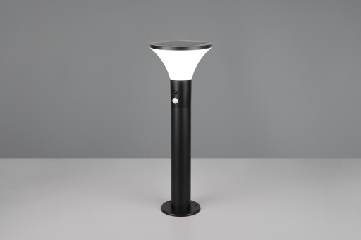 Lampadar de exterior Gorda, RL, 17.5x50 cm, 3.5W, 1x SMD, metal, negru mat