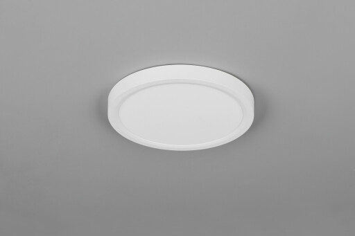 Plafoniera Draco, RL, 23x2.6 cm, 18W, 1x SMD, plastic, alb mat