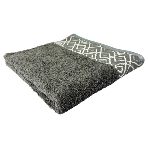 Prosop de maini Diamond, ET 2000 IMPEX, 50x90 cm, bumbac, gri