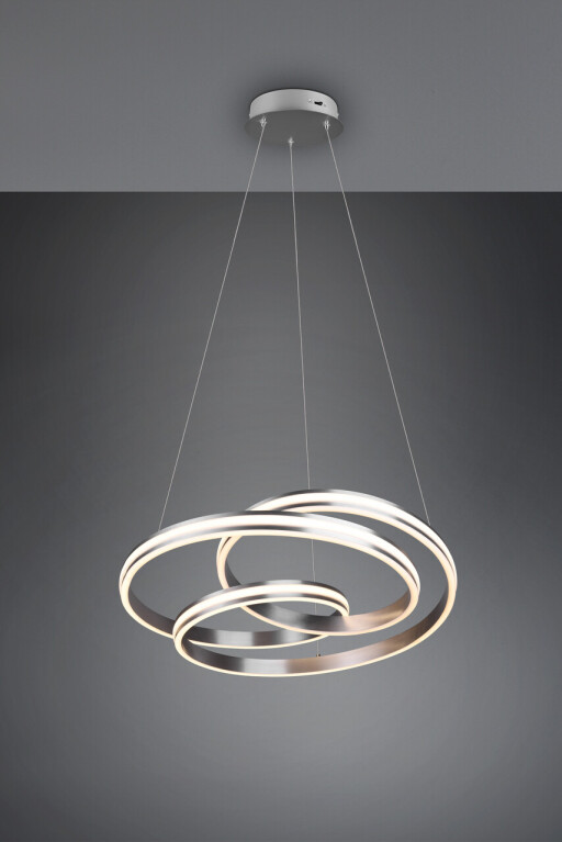 Lustra Nuria, TRIO, 60x150 cm, 60W, 1x SMD, metal, nichel mat