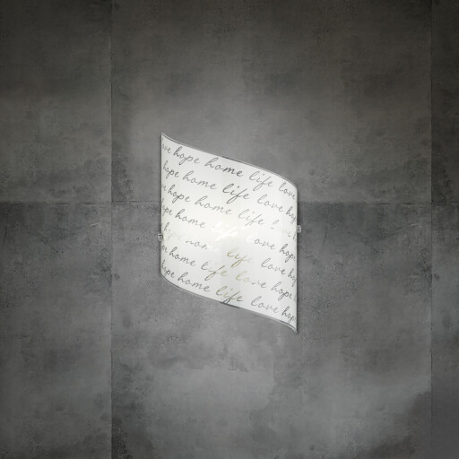 Aplica de perete Signa, TRIO, 20x30 cm, 40W, 1x E27, metal, alb