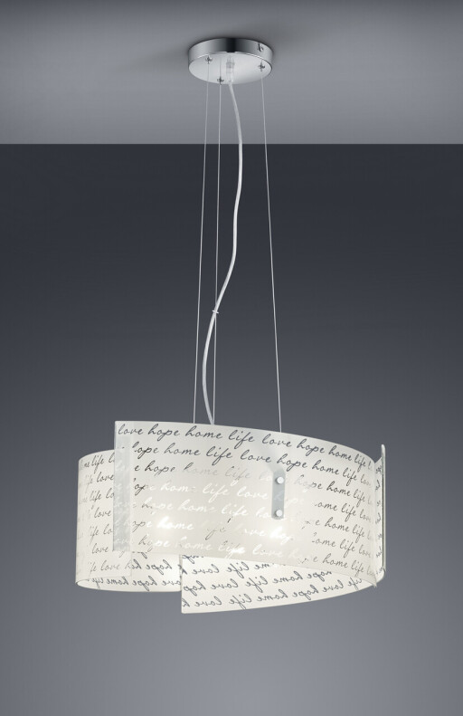 Lustra Signa, TRIO, 50x150 cm, 40W, 3x E27, metal, alb