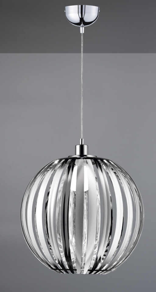 Lustra Zucca, TRIO, 40x150 cm, 60W, 1x E27, acril, argintiu