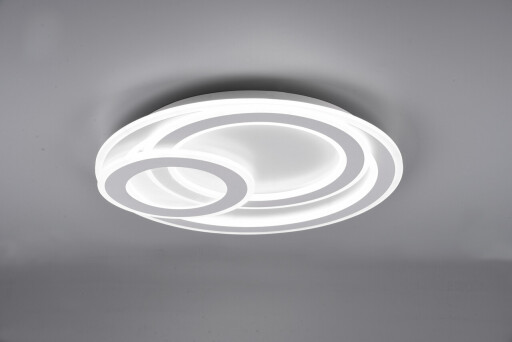 Plafoniera Mita, TRIO, 51x7 cm, 74W, 1x SMD, metal, alb mat