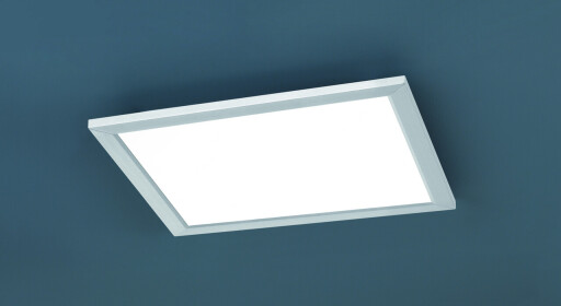 Plafoniera Phoenix, TRIO, 30x30x4.2 cm, 15W, 1x SMD, metal, nichel mat