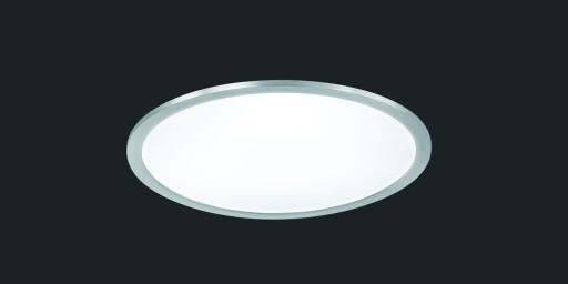 Plafoniera Phoenix, TRIO, 45x4 cm, 26W, 1x SMD, metal, nichel mat