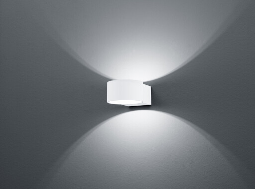 Aplica de perete Lacapo, TRIO, 10.5x6 cm, 4.3W, 1x SMD, metal, alb mat
