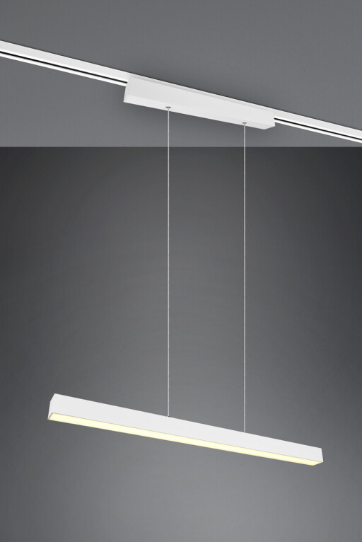 Lustra Paros, TRIO, 90x5x180 cm, 29W, 1x SMD, metal, alb mat
