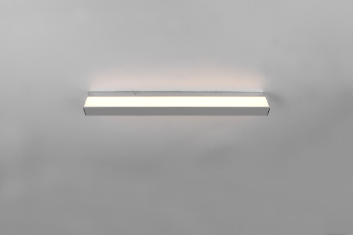 Aplica de perete Rocco, TRIO, 60x3.6 cm, 8W, 1x SMD, aluminiu, argintiu