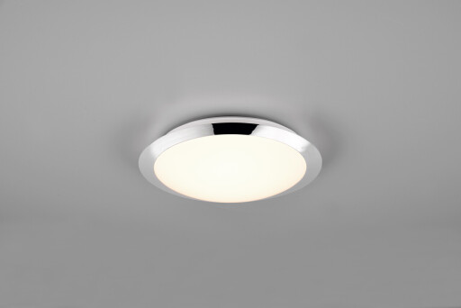Plafoniera Umberto, TRIO, 29x8 cm, 12W, 1x SMD, plastic, argintiu