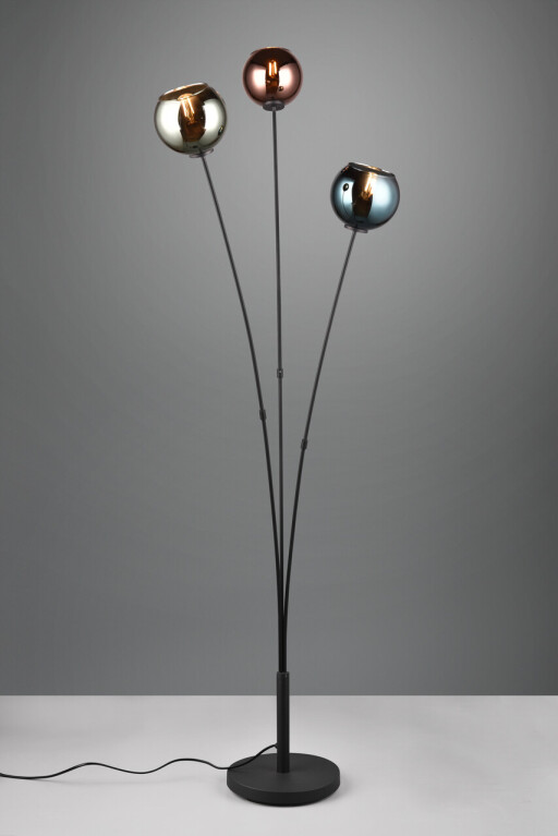 Lampadar Sheldon, RL, 40.5x39.5x150 cm, 10W, 3x E14, metal, multicolor