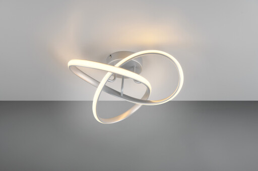 Plafoniera Meo, RL, 40x15 cm, 15W, 1x SMD, metal, titaniu