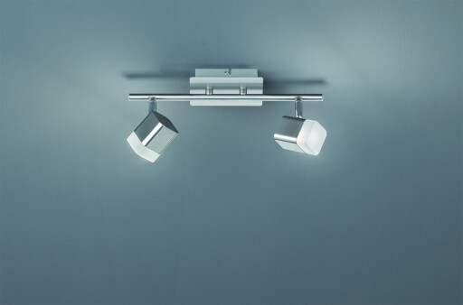 Plafoniera Roubaix, RL, 34x9x14.5 cm, 3.5W, 2x SMD, metal, nichel mat