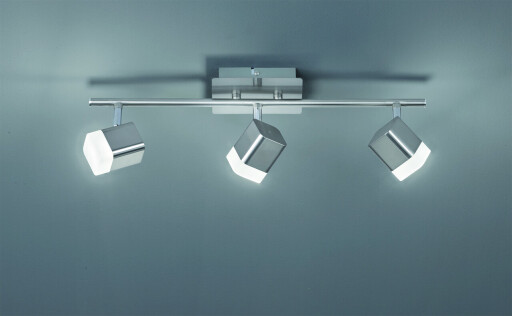 Plafoniera Roubaix, RL, 48x9x14.5 cm, 3.5W, 3x SMD, metal, nichel mat