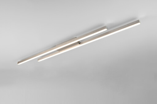 Plafoniera Odio, RL NOW, 110x8.5x5 cm, 22W, 1x SMD, metal, nichel mat