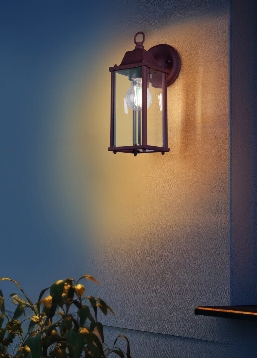 Lampa de gradina Olona, TRIO, 11.5x29.5 cm, 40W, 1x E27, aluminiu, ruginiu