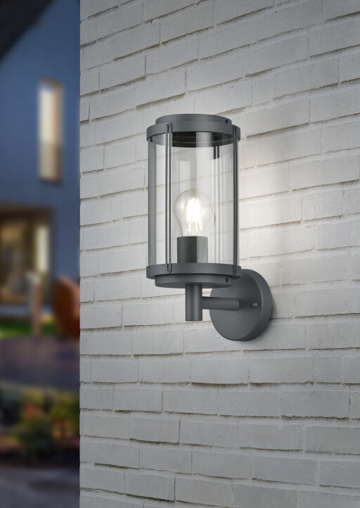 Lampa de gradina Tanaro, TRIO, 14.5x32.5 cm, 40W, 1x E27, aluminiu, antracit