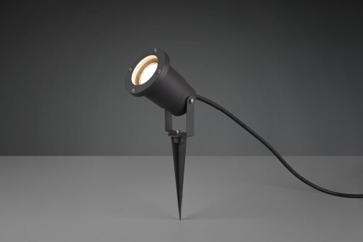 Lampadar de exterior Ubangi, TRIO, 9.2x11x27.2 cm, 10W, 1x GU10, aluminiu, antracit