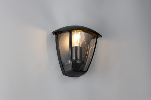 Lampa de gradina Venta, TRIO, 18x13x20 cm, 10W, 1x E27, aluminiu, negru mat