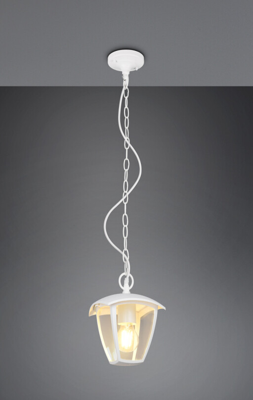 Lampa de gradina Venta, TRIO, 17x17x82 cm, 10W, 1x E27, aluminiu, alb mat