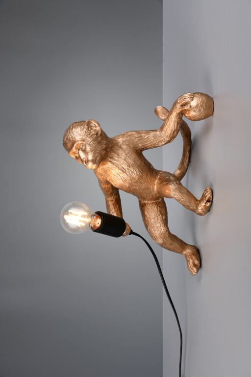 Lampa de perete Louy, RL, 35x20x36.5 cm, 15W, 1x E27, polirasina, auriu