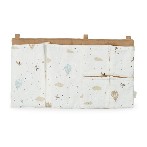 Buzunar pentru pătuț fildeș din bumbac organic 42 cm Dreamland – Cam Cam Copenhagen