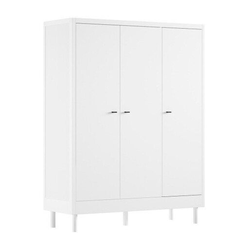Șifonier de copii alb din lemn de fag 146x190x55 cm Forrest – Vipack