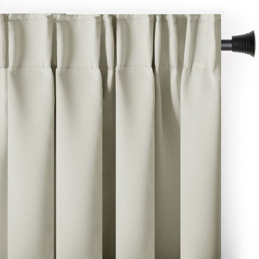 Draperie crem dimout (semi-opacă) 140x175 cm Kierra – Restilo