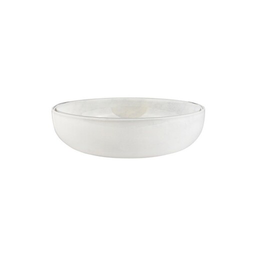Săpunieră crem din sticlă Opal – Mette Ditmer Denmark