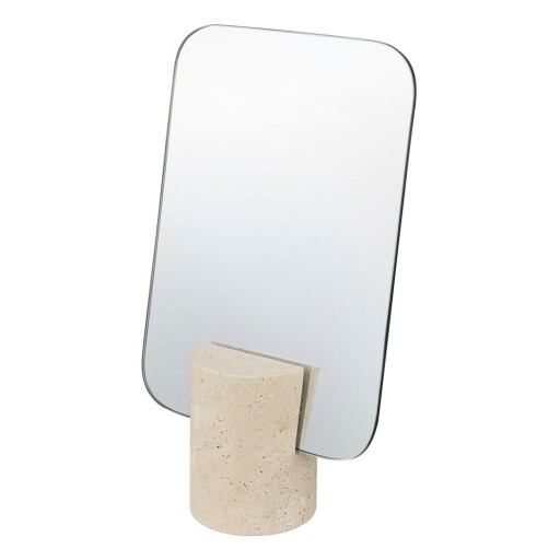 Oglindă cosmetică 18x30 cm Travertine – Mette Ditmer Denmark