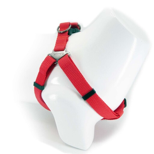 Ham pentru câini, Paws &amp; Whiskers, Step-in, Poliester, Rosu