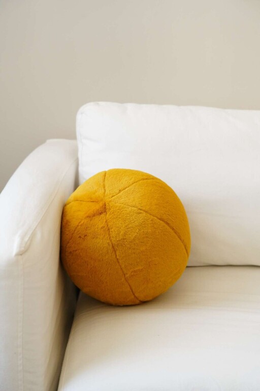 Perna, Pelus Top, 25x25x25 cm, 75% RECYCLED POLYESTER/25% POLYESTER, Galben mustar