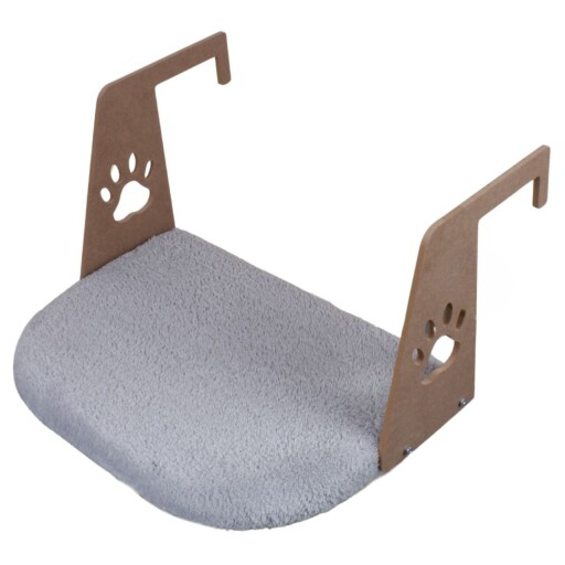 Pat pentru pisici, Paws &amp; Whiskers, Riana, Tesatura Welsoft, Gri