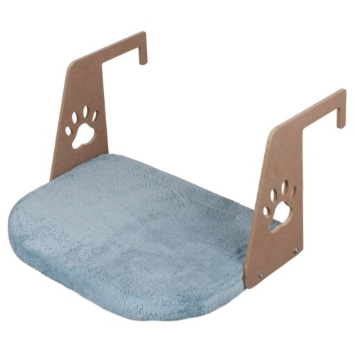 Pat pentru pisici, Paws &amp; Whiskers, Riana, Tesatura Welsoft, Turcoaz