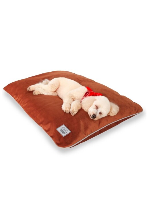 Pat pentru animale de companie, Paws &amp; Whiskers, Puppy Dog M, Material exterior: 100% poliester, Caramiziu