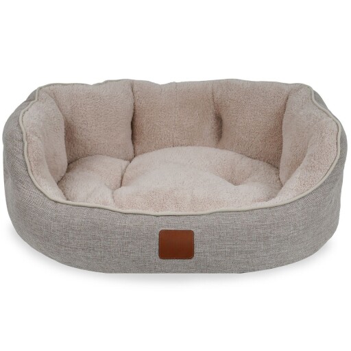Pat pentru animale de companie, Paws &amp; Whiskers, Coco M, Material exterior: 100% poliester, Bej