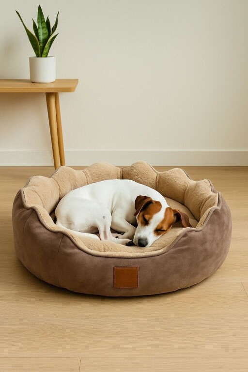 Pat pentru animale de companie, Paws &amp; Whiskers, Elsa Dog L, Material exterior: 100% poliester, Maro