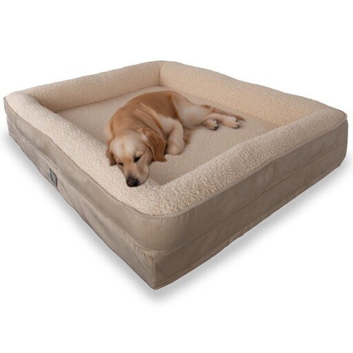 Pat pentru animale de companie, Paws &amp; Whiskers, Felix Dog L, Material exterior: 100% poliester, Crem / Bej