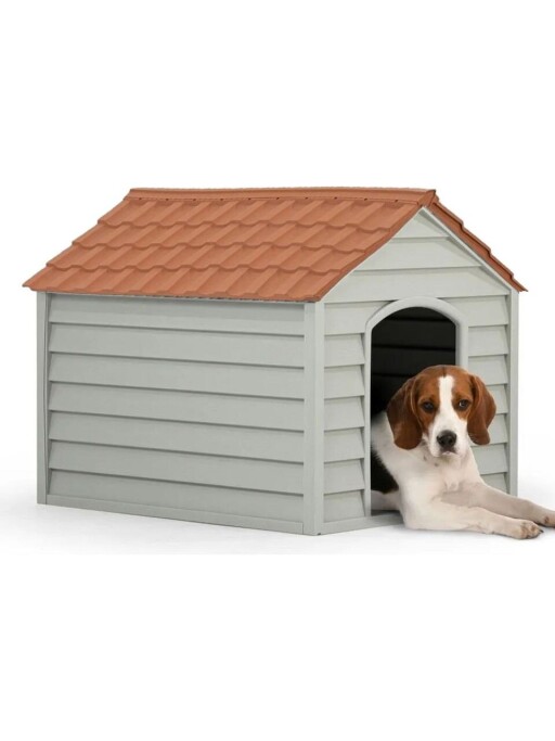 Casă pentru animale de companie, Paws &amp; Whiskers, 5100-2, Plastic, Gri/Maro